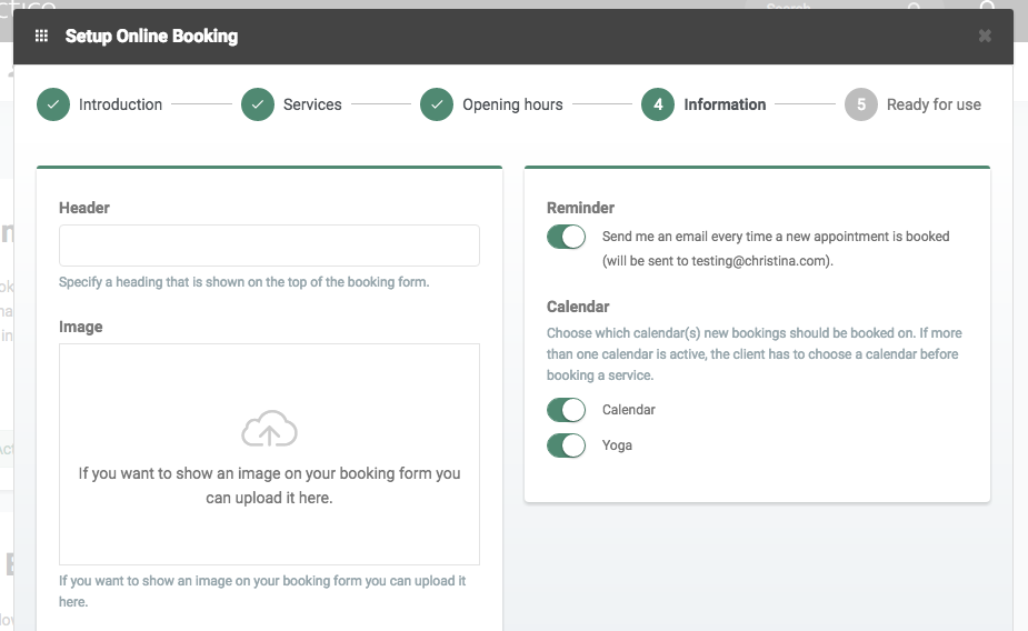 Guide to set up online booking form in few steps with EasyPractice