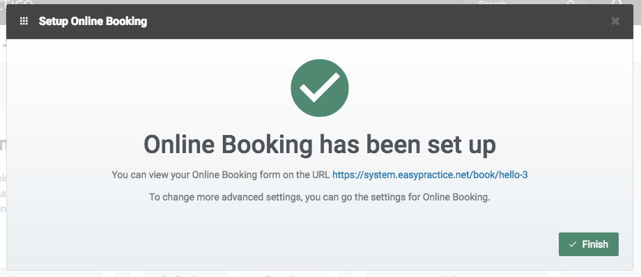 Guide to set up online booking form in few steps with EasyPractice
